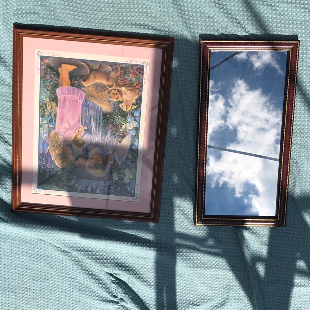 Retired Home Interior Mirror and Picture